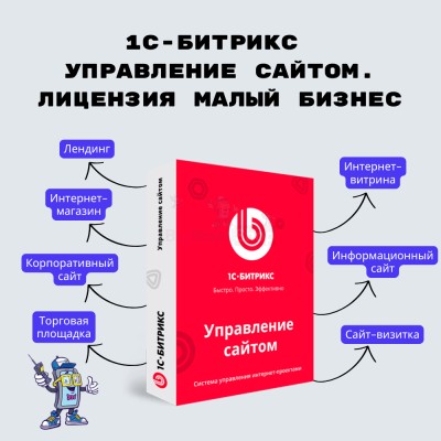 1С-Битрикс: Управление сайтом. Лицензия Малый бизнес - купить в Аксубаевском Лесозаводе